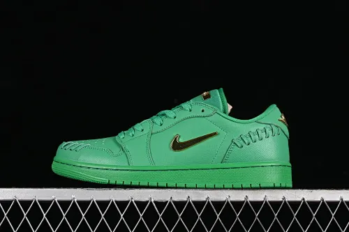 All categories Air Jordan Jordan series basketball shoes Air Jordan 1 Low Air Jordan 1 Low "Method of Make" AJ1 Joe 1 green and gold low-top cultural and leisure sports sneakers FN5032-300